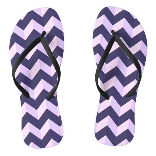 Model Chevron Violet Teenslippers (Voetbed)
