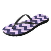 Model Chevron Violet Teenslippers (Schuin)