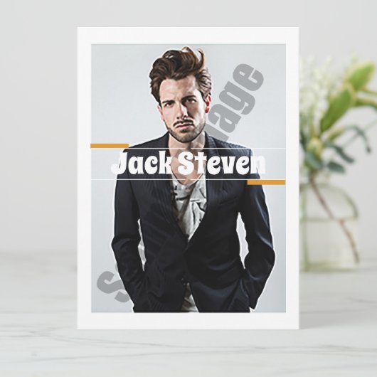 Model Comp-Kaart (Staand voorkant)