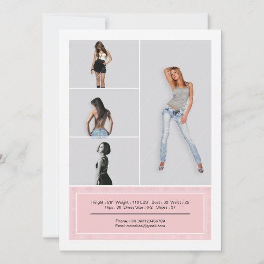 Model Comp-Kaart Kaart (Achterkant)