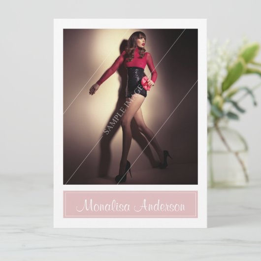 Model Comp-Kaart Kaart (Staand voorkant)