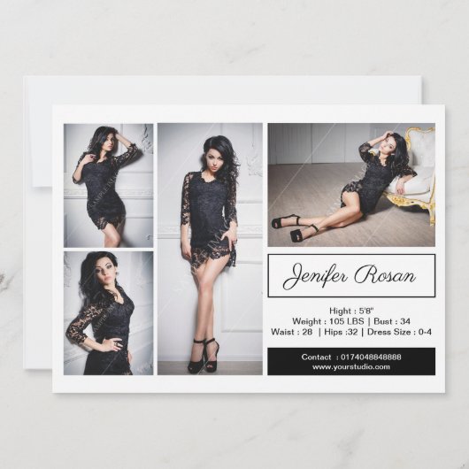 Model Comp-Kaart Kaart (Achterkant)