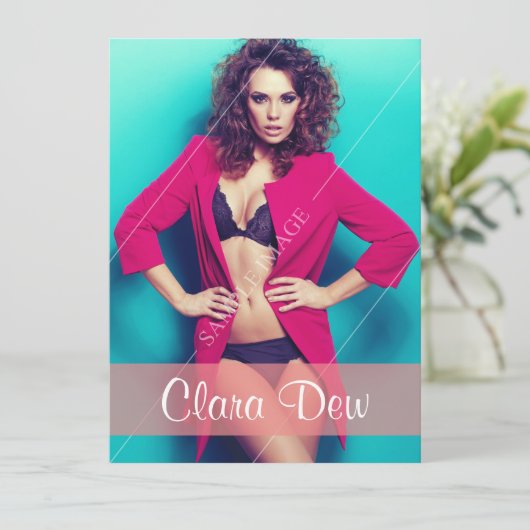 Model Comp-kaart Kaart (Staand voorkant)