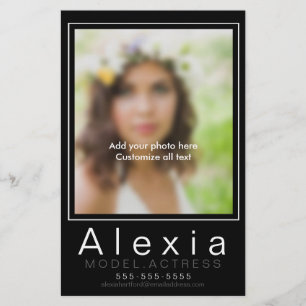 Model Comp Kaart Zed Sjabloon Marketing