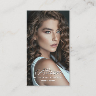 Model- en talentzakkaartje   QR-code Visitekaartje