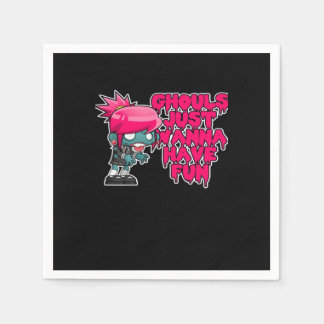 Model foto's ghouls gewoon om plezier te hebben servet