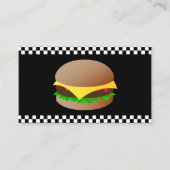 model hamburgers ponskaart klantenkaartje (Voorkant)