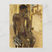 Model in de Studio door Philpot Briefkaart (Voorkant)