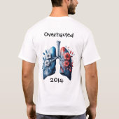 Model Jaar/Gereviseerd Jaar Longtransplantatie T-s T-shirt (Achterkant)