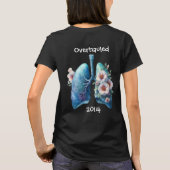Model Jaar/gereviseerde longtransplantatie T-shirt (Achterkant)