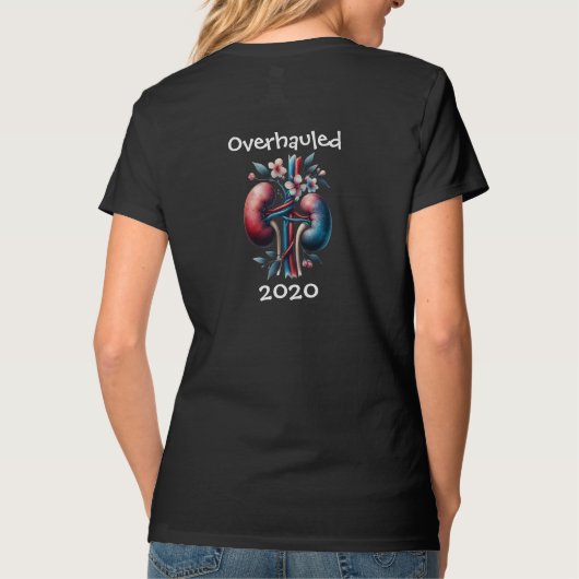 Model Jaar/Overhauled Niertransplantatie T-shirt (Achterkant)