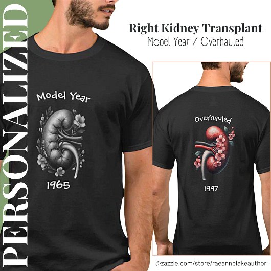 Model Jaar/Overhauled Niertransplantatie T-shirt