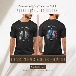 Model Jaar/Revisie Jaar Longtransplantatie T-shirt