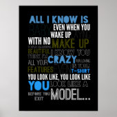 Model Lyrisch Poster (Voorkant)