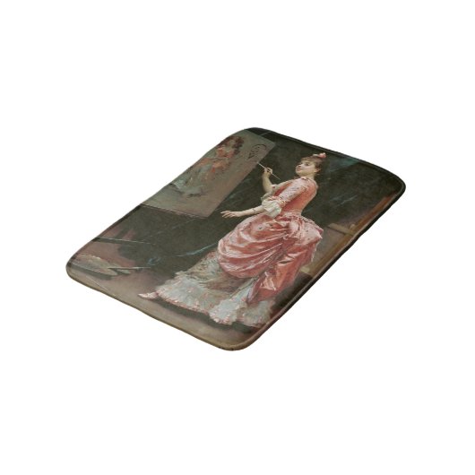 Model Making Mischief (door Raimundo de Madrazo) Badmat (Gekanteld)