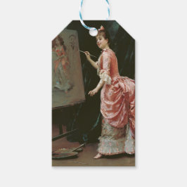 Model Making Mischief (door Raimundo de Madrazo) Cadeaulabel