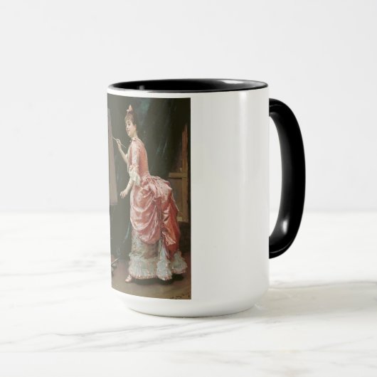 Model Making Mischief (door Raimundo de Madrazo) Mok (Voorkant rechts)