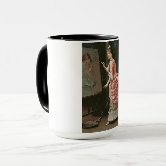 Model Making Mischief (door Raimundo de Madrazo) Mok (Voorkant links)