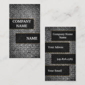 Model metal visitekaartje (Voorkant / Achterkant)