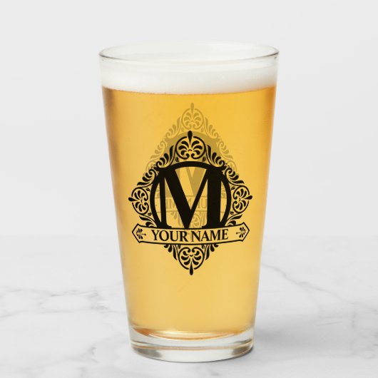 model Monogram Glas (Voorkant gevuld)