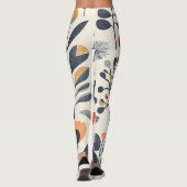 🌿 Model Nature Scandinave met 🐦 oog Leggings (Achterkant)