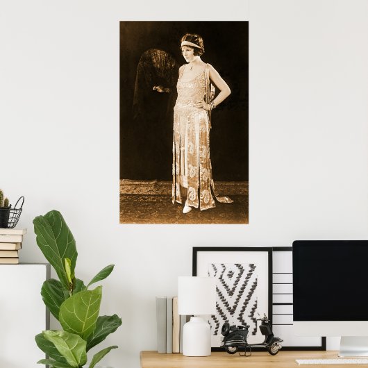 Model Norma Talmadge 1920 Poster (Thuiskantoor)
