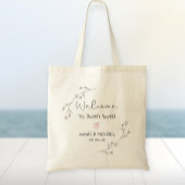 Model of bag for guests, customizable gift bag tote bag