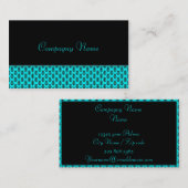 Model of elegant card visitekaartje (Voorkant / Achterkant)