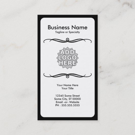 model ontwerp je eigen visitekaartje (Voorkant)