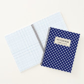 Model Pois Blanc Blauw Marine Notitieboek (Binnen)