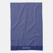 Model Pois Blanc Blauw Marine Theedoek (Verticaal)