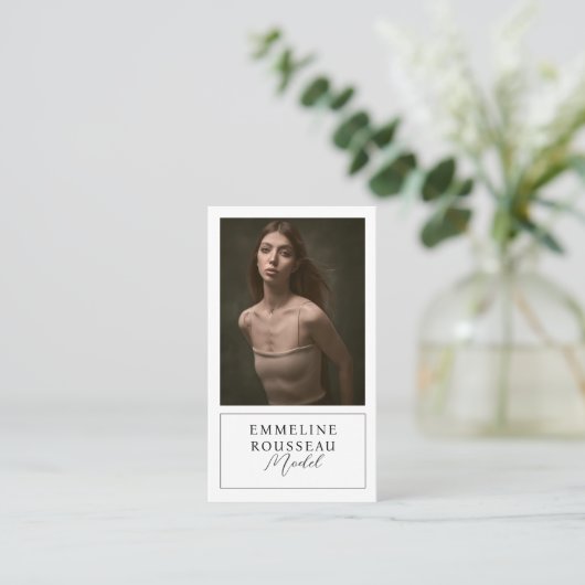 Model Professionele Foto Visitekaartje (Staand voorkant)