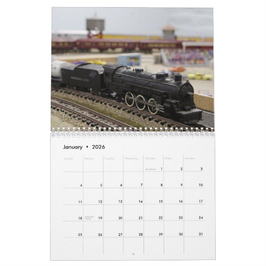 Model Railroad Calendar Kalender (Jan 2026)