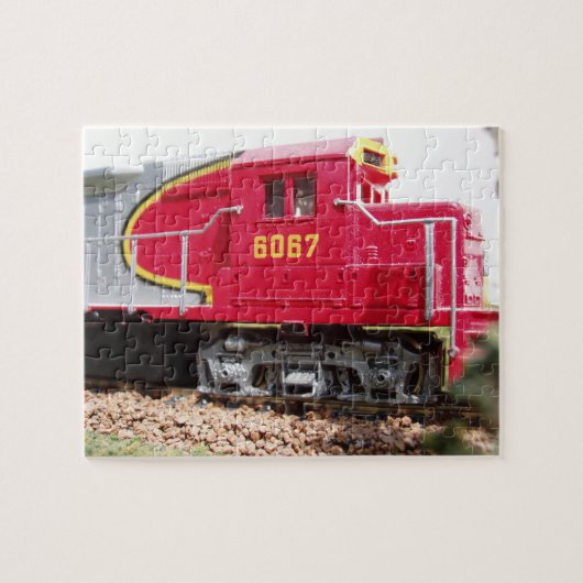 Model Railroading Puzzle # 2 in tin Legpuzzel (Horizontaal)