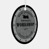 Model Railroading Workshop Ornament (Voorkant Rechts)