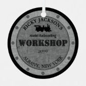 Model Railroading Workshop Ornament (Voorkant)