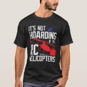 Model RC Helikopter Hobby Chopper Pilot Gift T-shirt (Voorkant)