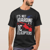 Model RC Helikopter voor een RC Chopper Pilot T-shirt (Voorkant)
