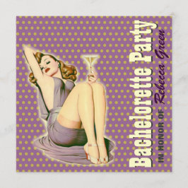model retro van bachelorette kaart