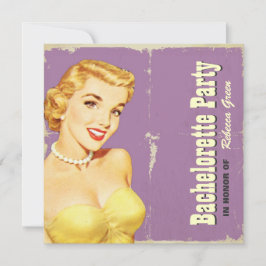 model retro van bachelorette kaart