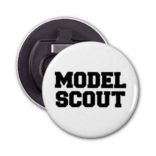 MODEL SCOUT BUTTON FLESOPENER (Voorkant)
