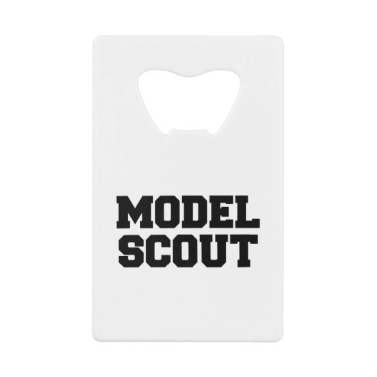 MODEL SCOUT CREDITKAART FLESSENOPENER (Voorkant)