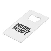 MODEL SCOUT CREDITKAART FLESSENOPENER (Voorkant Gekanteld)