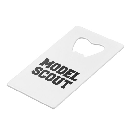 MODEL SCOUT CREDITKAART FLESSENOPENER (Achterkant Gekanteld)