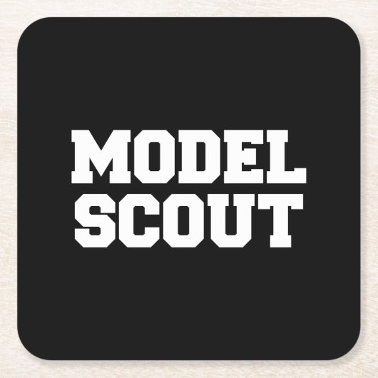 MODEL SCOUT KARTONNEN ONDERZETTERS (Voorkant)