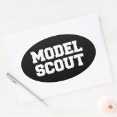 MODEL SCOUT OVALE STICKER (Envelop)