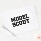 MODEL SCOUT OVALE STICKER (Envelop)