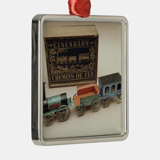 Model spoorweg, c.1870 metalen ornament (Rechts)