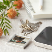 Model spoorweg, c.1870 sleutelhanger (Zijkant)