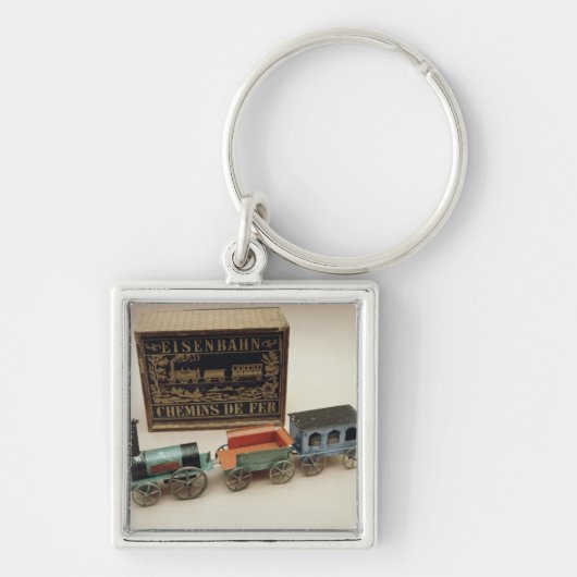 Model spoorweg, c.1870 sleutelhanger (Voorkant)